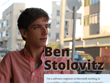 Tablet Screenshot of ben.stolovitz.com
